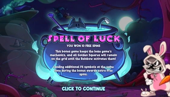 Spell of Luck Bonus Game
